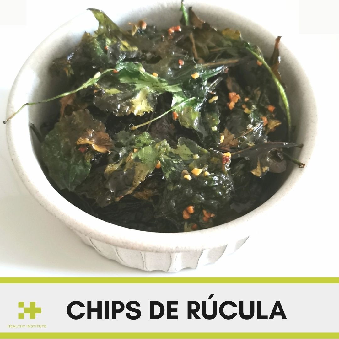 Chips de rúcula